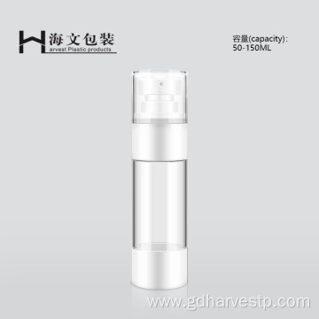 15ml 30ml 50ml Transparent AS Pump Airless Bottle